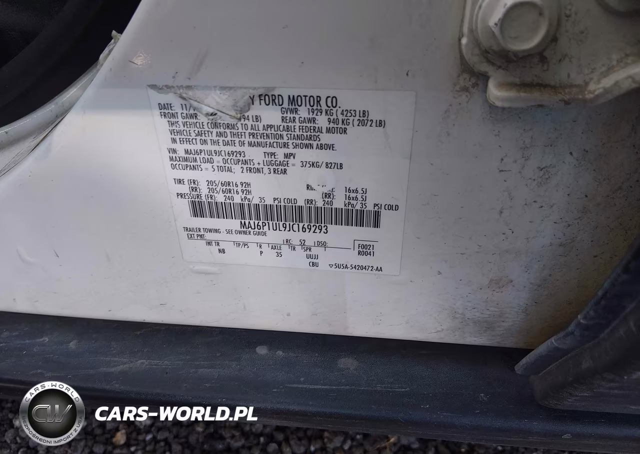 2018 Ford Ecosport Se VIN:MAJ6P1UL9JC169293 - 9