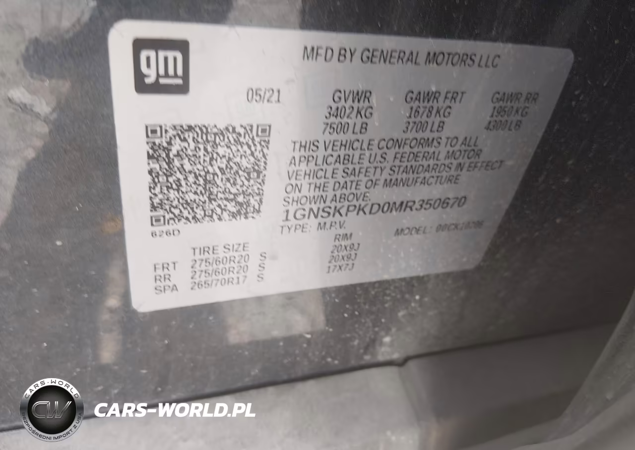 2021 Chevrolet Tahoe Z71 VIN:1GNSKPKD0MR350670 - 8