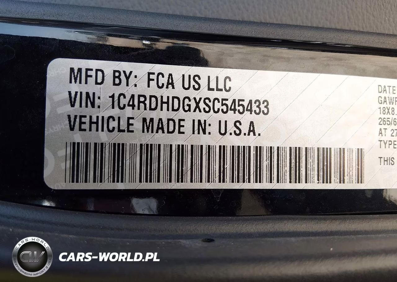 2025 Dodge Durango Gt Rwd VIN:1C4RDHDGXSC545433 - 9