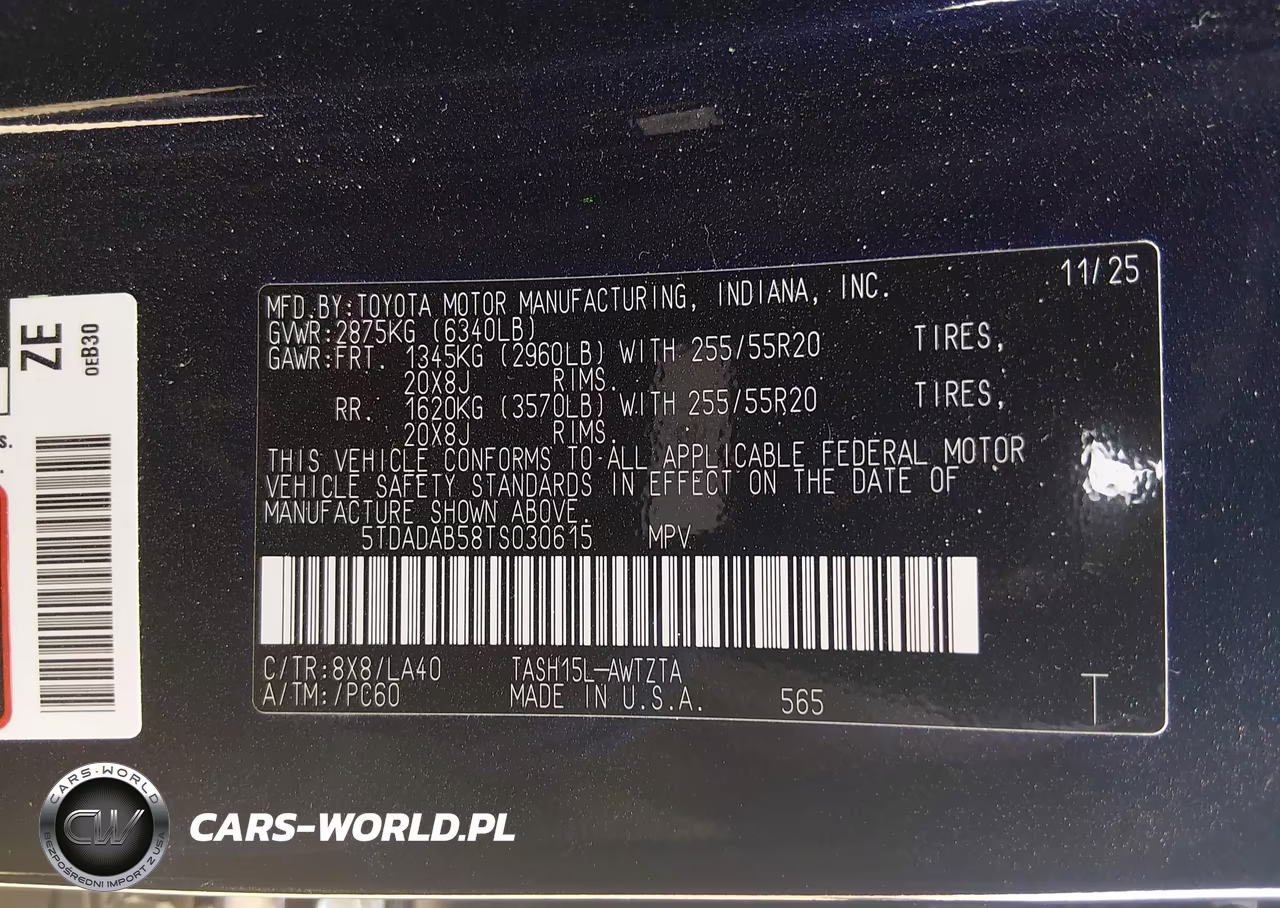 2026 Toyota Grand Highlander Hybrid Max Platinum VIN:5TDADAB58TS030615 - 9