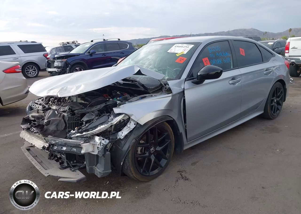 2022 Honda Civic Sport VIN:2HGFE2F51NH530606 - 6