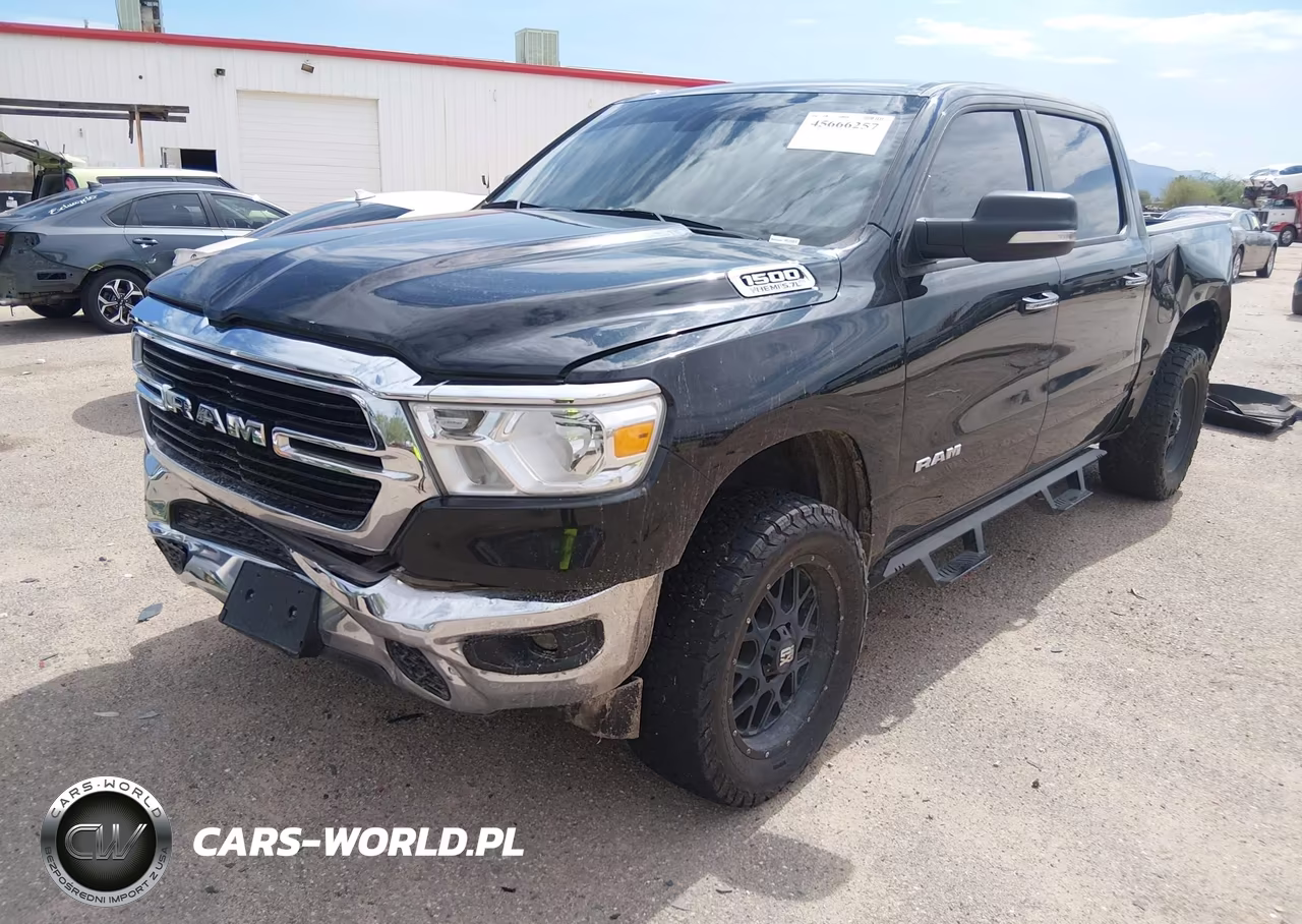 2019 Ram 1500 Big Horn-Lone Star 4X4 5'7 Box VIN:1C6SRFFT1KN881789 - 2