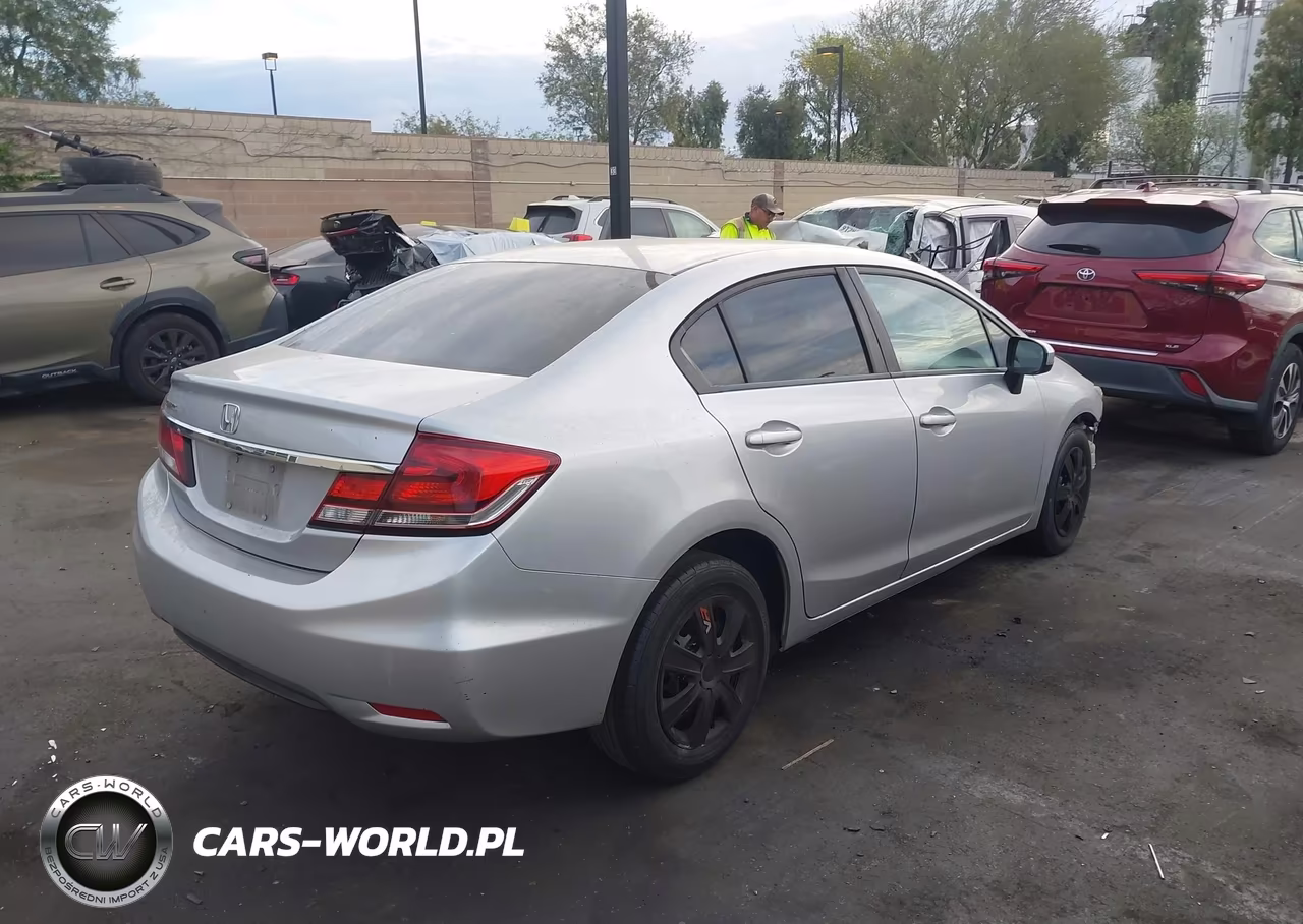 2014 Honda Civic Lx VIN:19XFB2F56EE230207 - 4