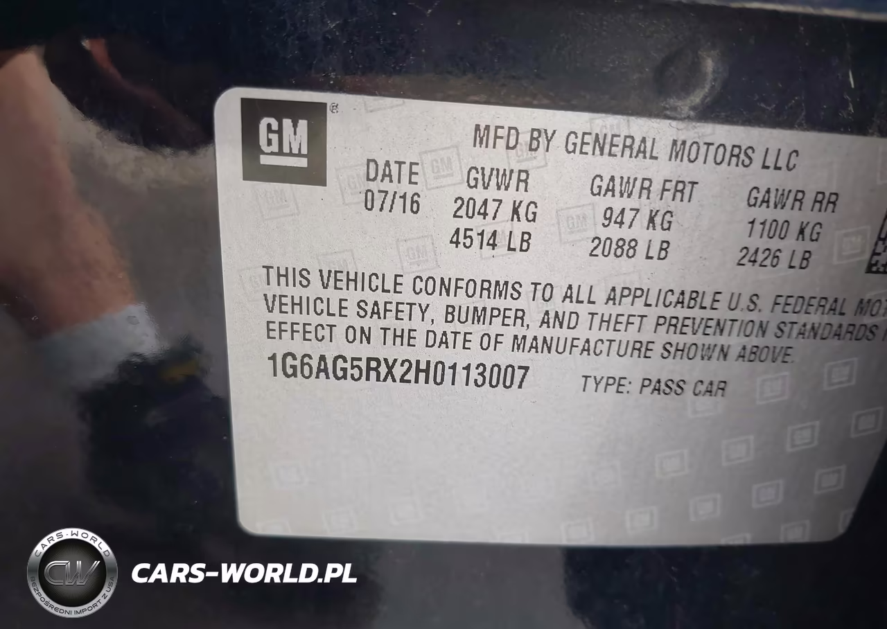 2017 Cadillac Ats Standard VIN:1G6AG5RX2H0113007 - 9