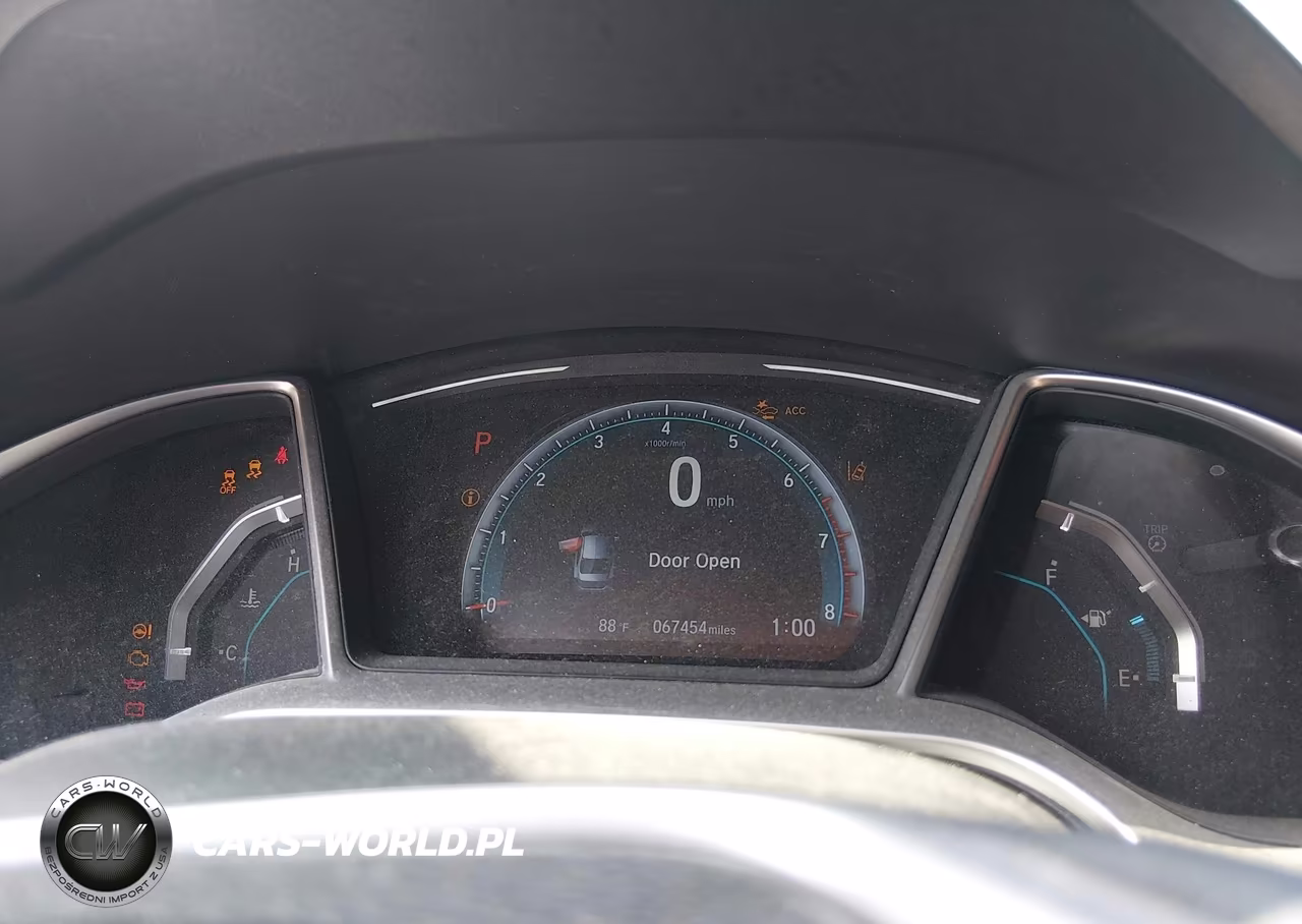 2019 Honda Civic Ex VIN:JHMFC1F39KX012598 - 7