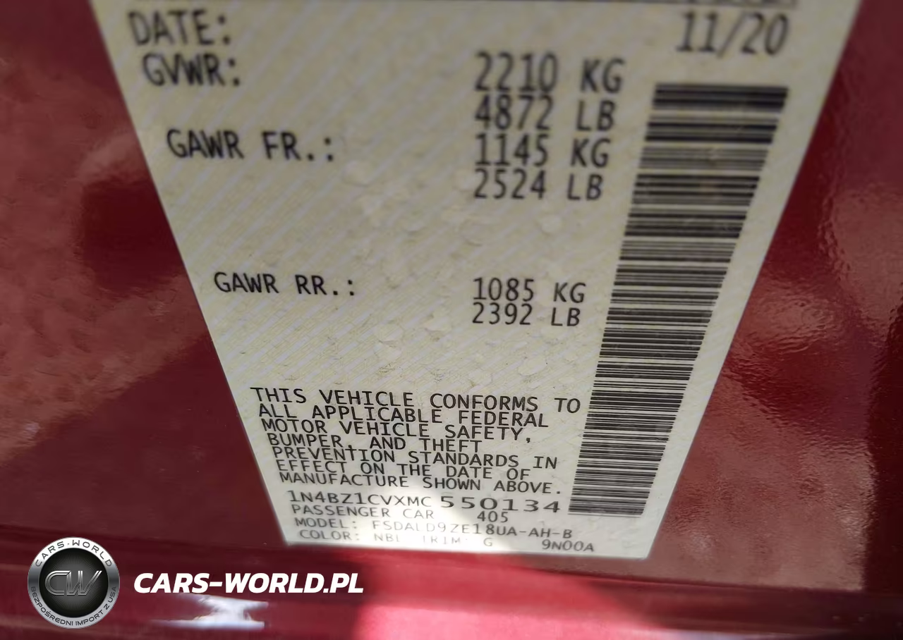 2021 Nissan Leaf Sv Plus 62 Kwh VIN:1N4BZ1CVXMC550134 - 9