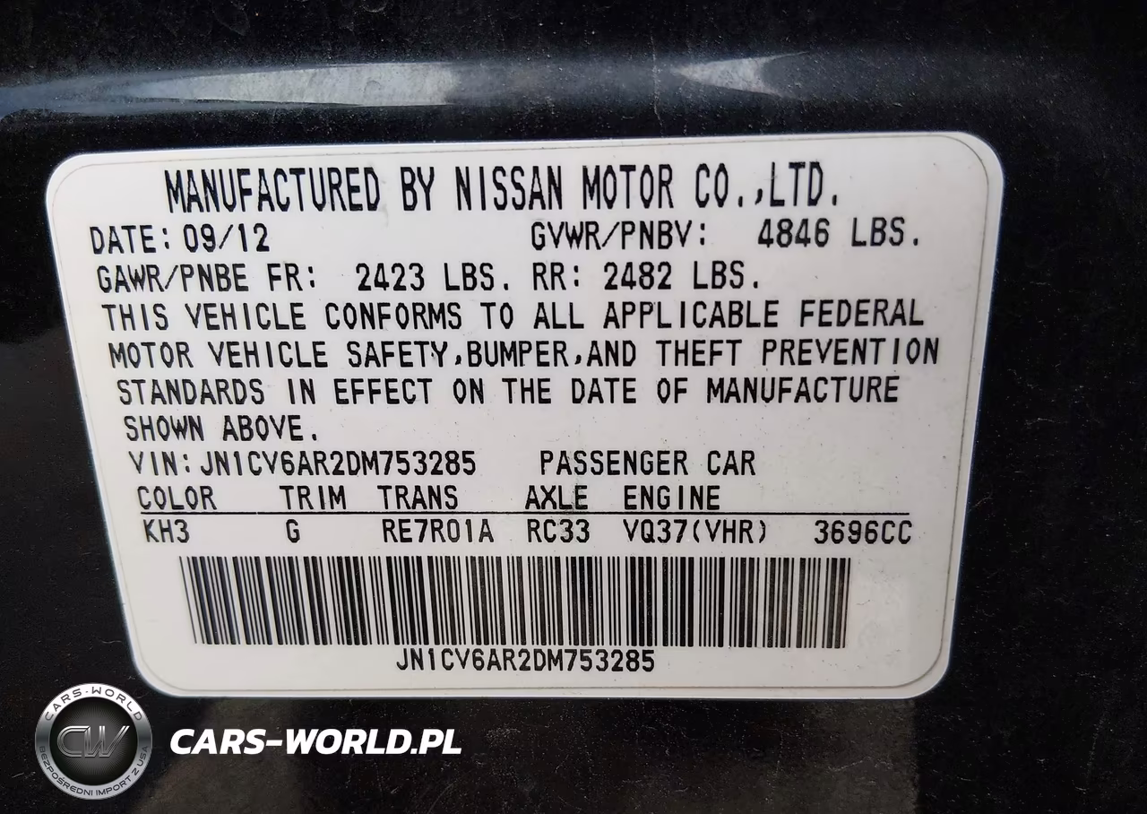 2013 Infiniti G37X VIN:JN1CV6AR2DM753285 - 9