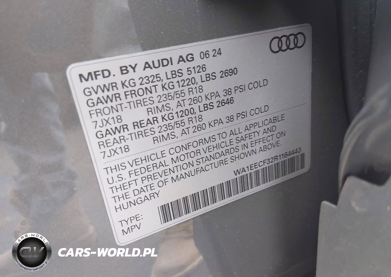 2024 Audi Q3 Premium Plus 45 Tfsi S Line Quattro Tiptronic VIN:WA1EECF32R1164443 - 9