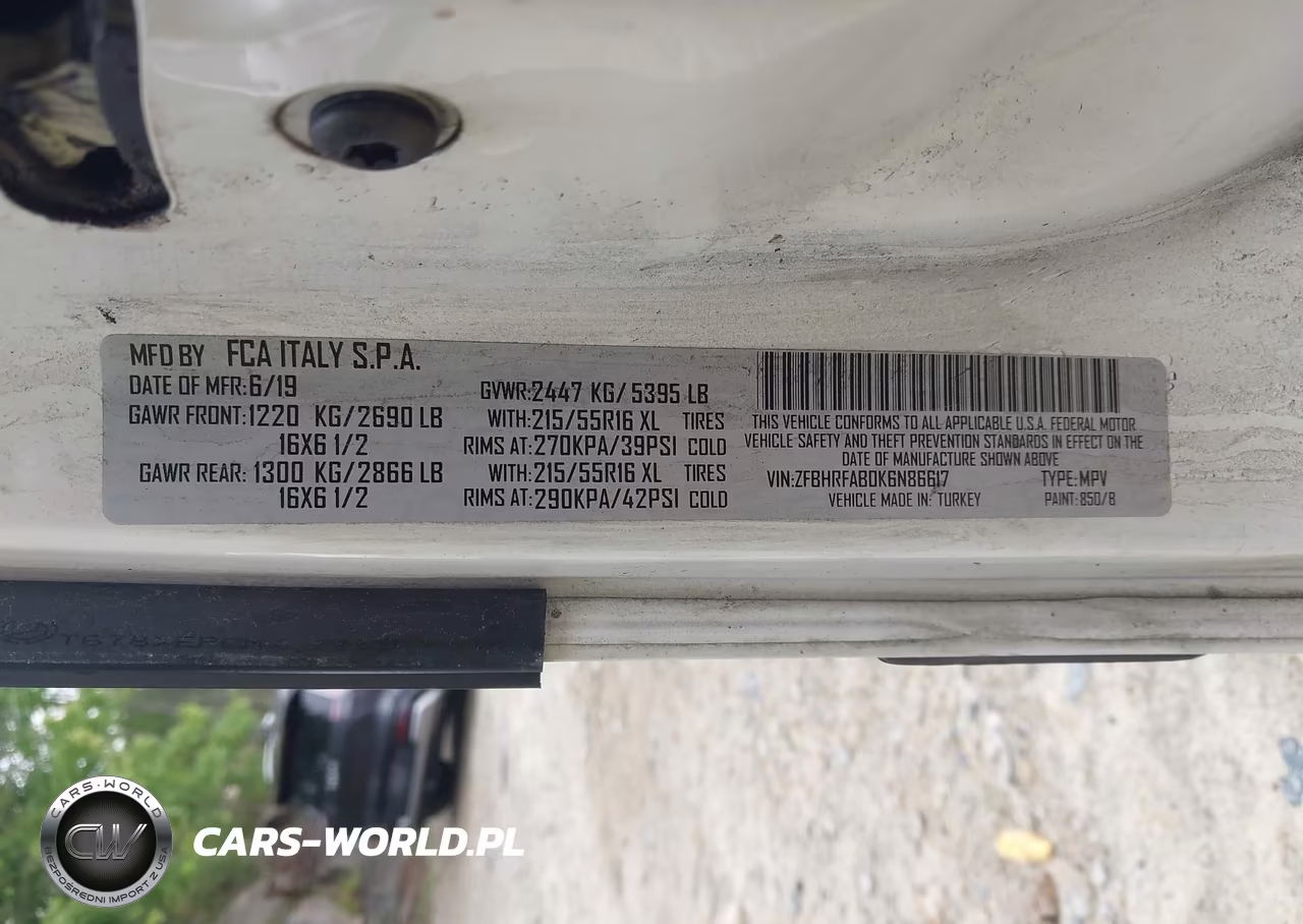 2019 Ram Promaster City Tradesman VIN:ZFBHRFAB0K6N86617 - 9