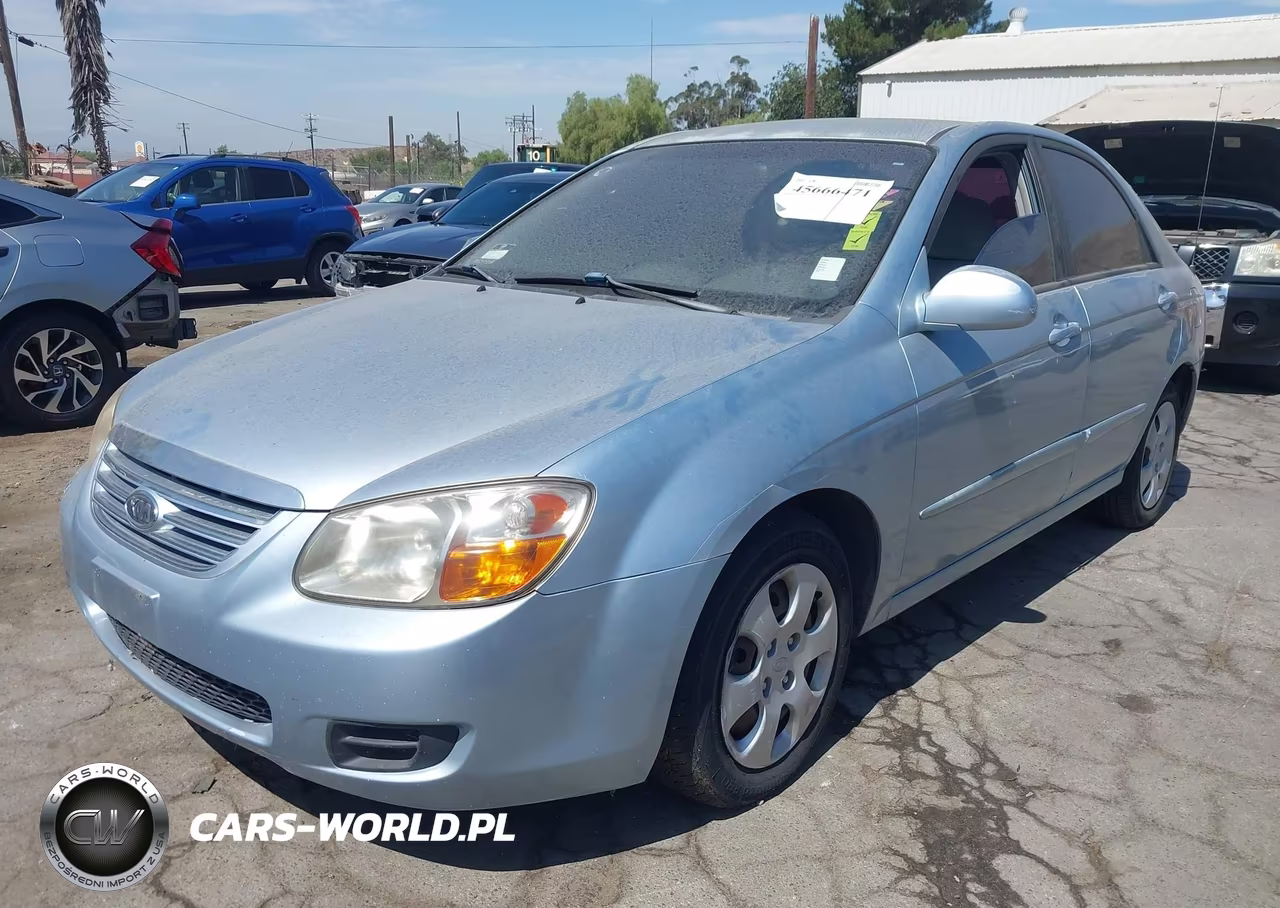 2007 Kia Spectra Ex VIN:KNAFE122775487918 - 2