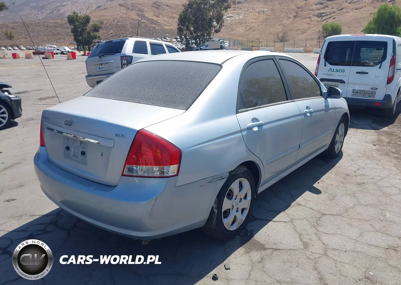 2007 Kia Spectra Ex VIN:KNAFE122775487918 - 4