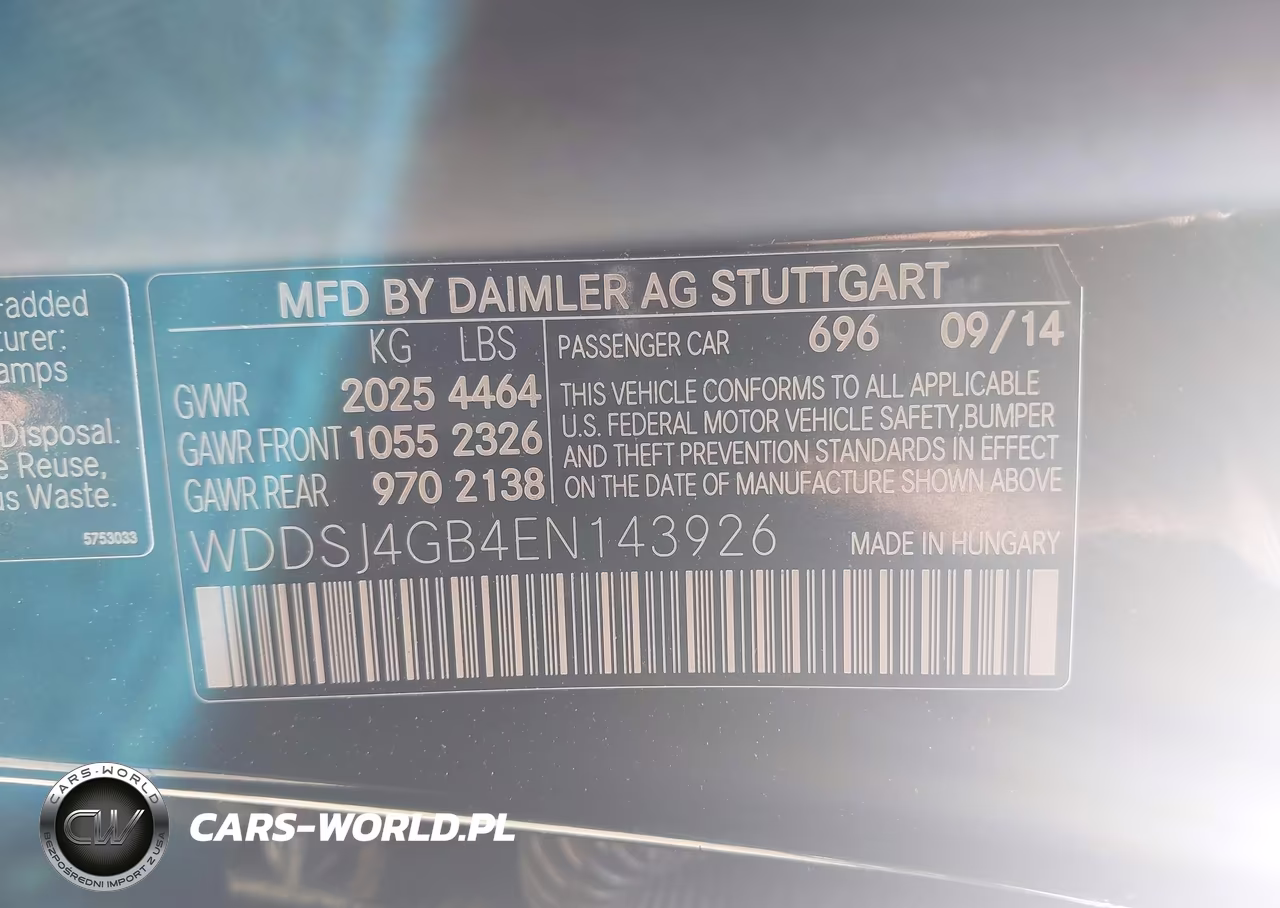 2014 Mercedes-Benz Cla 250 4Matic VIN:WDDSJ4GB4EN143926 - 9