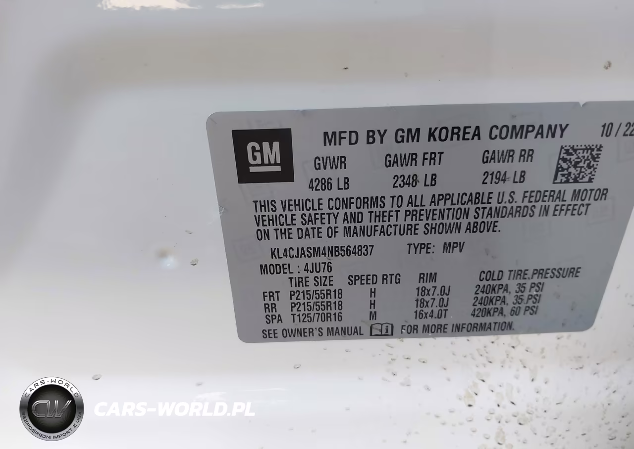 2022 Buick Encore Fwd Preferred VIN:KL4CJASM4NB564837 - 9