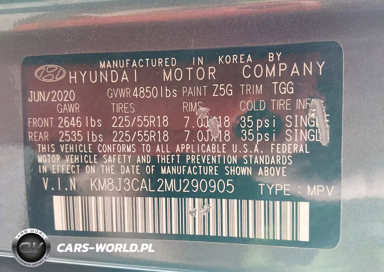 2021 Hyundai Tucson Sel VIN:KM8J3CAL2MU290905 - 9
