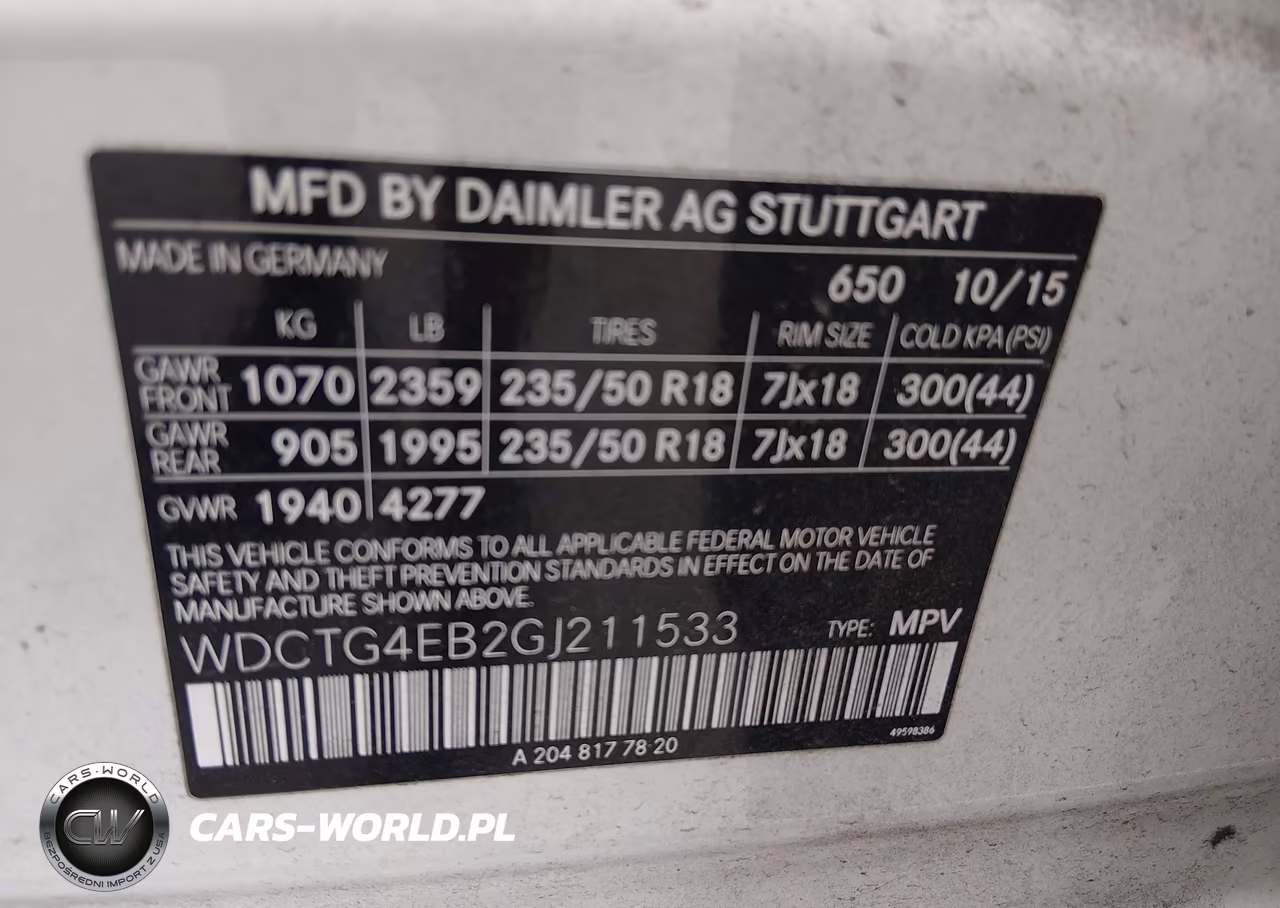 2016 Mercedes-Benz Gla 250 VIN:WDCTG4EB2GJ211533 - 9