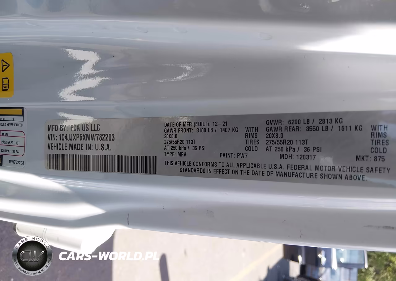 2021 Jeep Wrangler 4Xe Unlimited Sahara 4X4 VIN:1C4JJXP6XMW782203 - 9