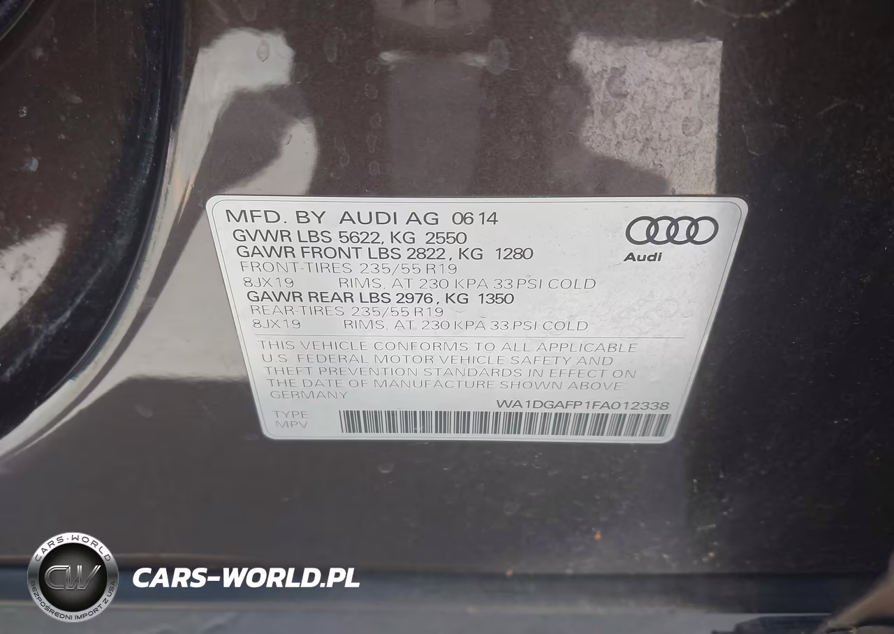 2015 Audi Q5 3.0T Premium Plus VIN:WA1DGAFP1FA012338 - 9