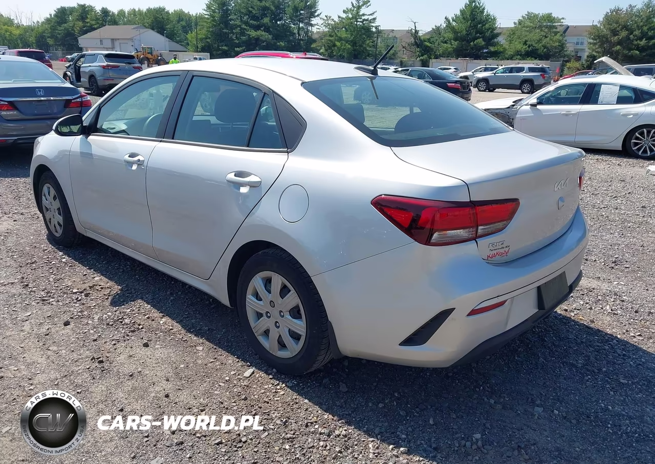 2022 Kia Rio S VIN:3KPA24AD6NE431643 - 3