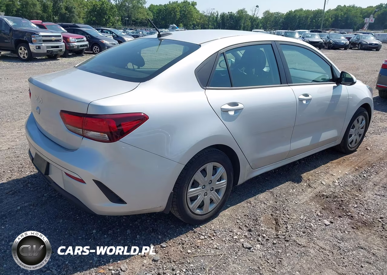 2022 Kia Rio S VIN:3KPA24AD6NE431643 - 4