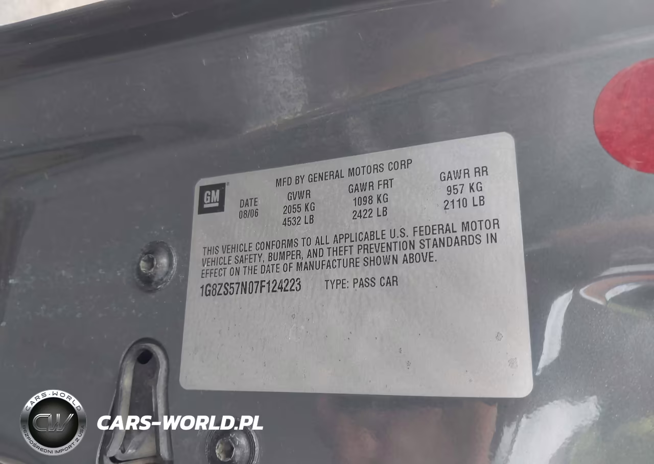2007 Saturn Aura Xe VIN:1G8ZS57N07F124223 - 9