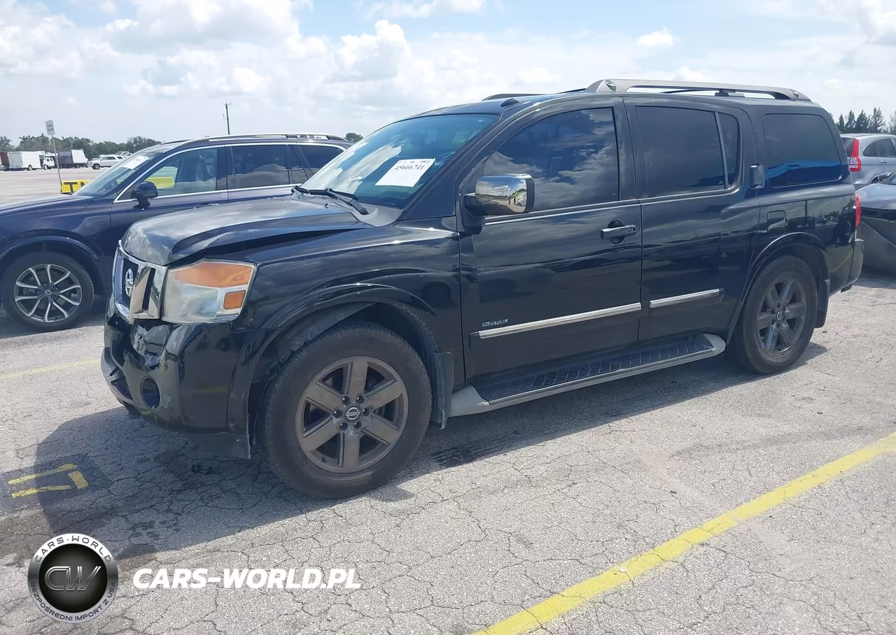 2014 Nissan Armada Platinum-Sl-Sv VIN:5N1BA0NFXEN613297 - 2