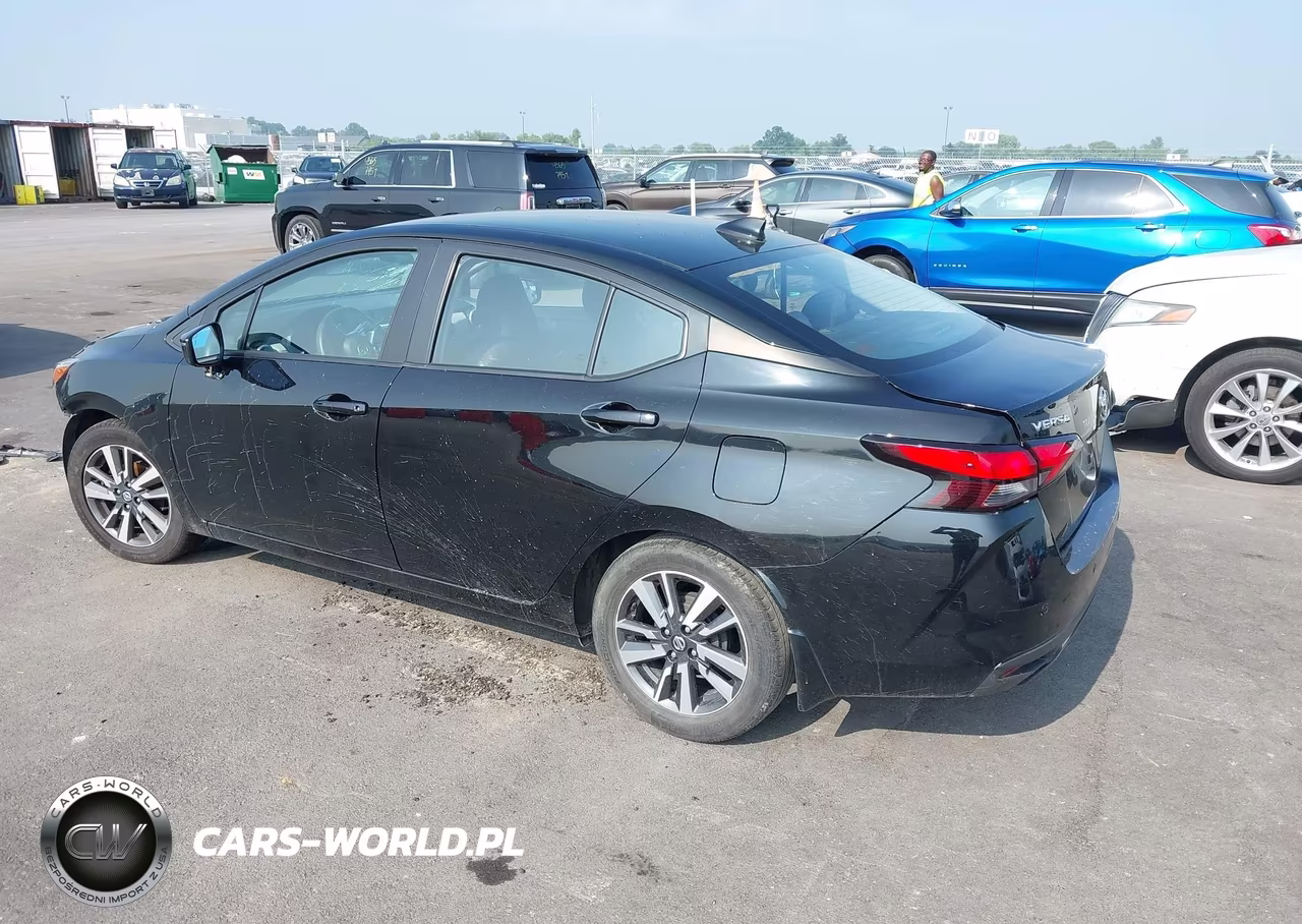2021 Nissan Versa Sv Xtronic Cvt VIN:3N1CN8EV9ML924711 - 3