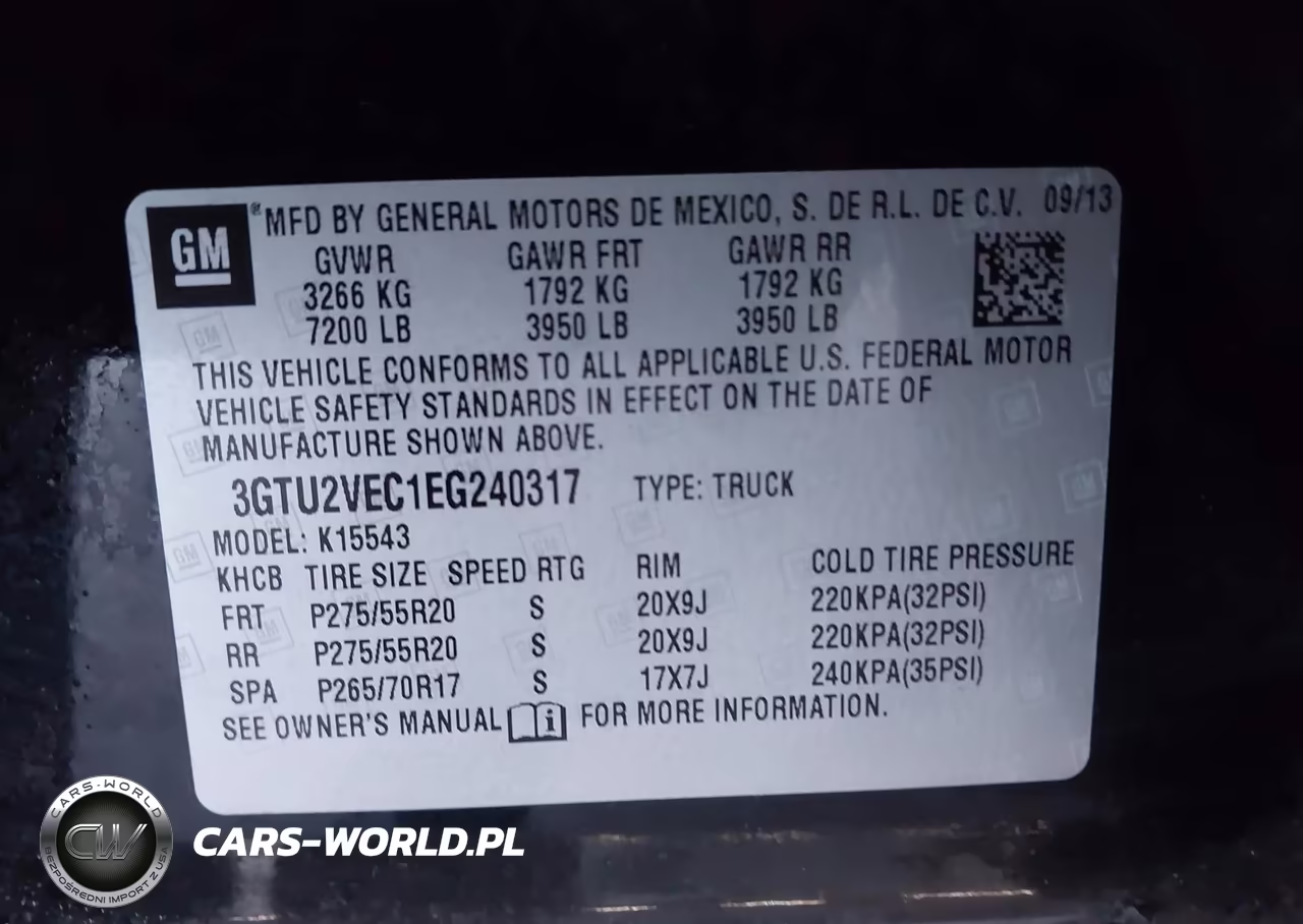 2014 GMC Sierra 1500 Slt VIN:3GTU2VEC1EG240317 - 9