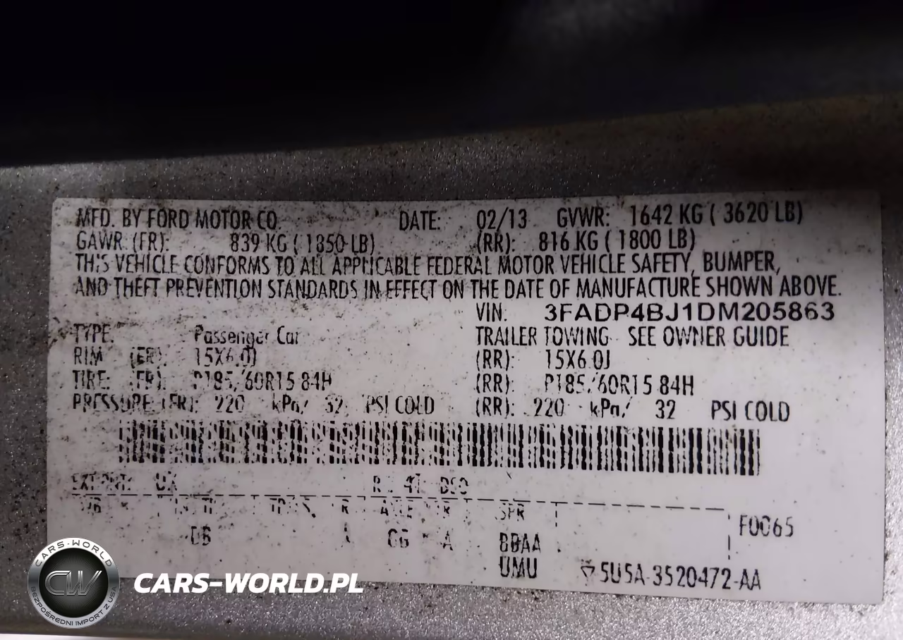 2013 Ford Fiesta Se VIN:3FADP4BJ1DM205863 - 9