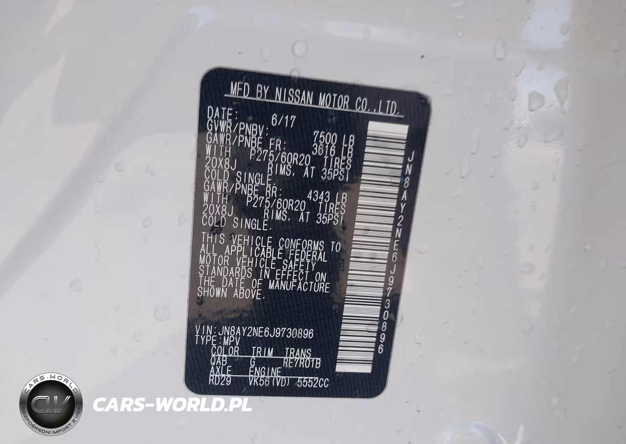 2018 Nissan Armada Platinum VIN:JN8AY2NE6J9730896 - 9