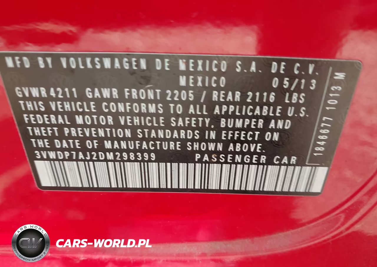 2013 Volkswagen Jetta 2.5L Se VIN:3VWDP7AJ2DM298399 - 9