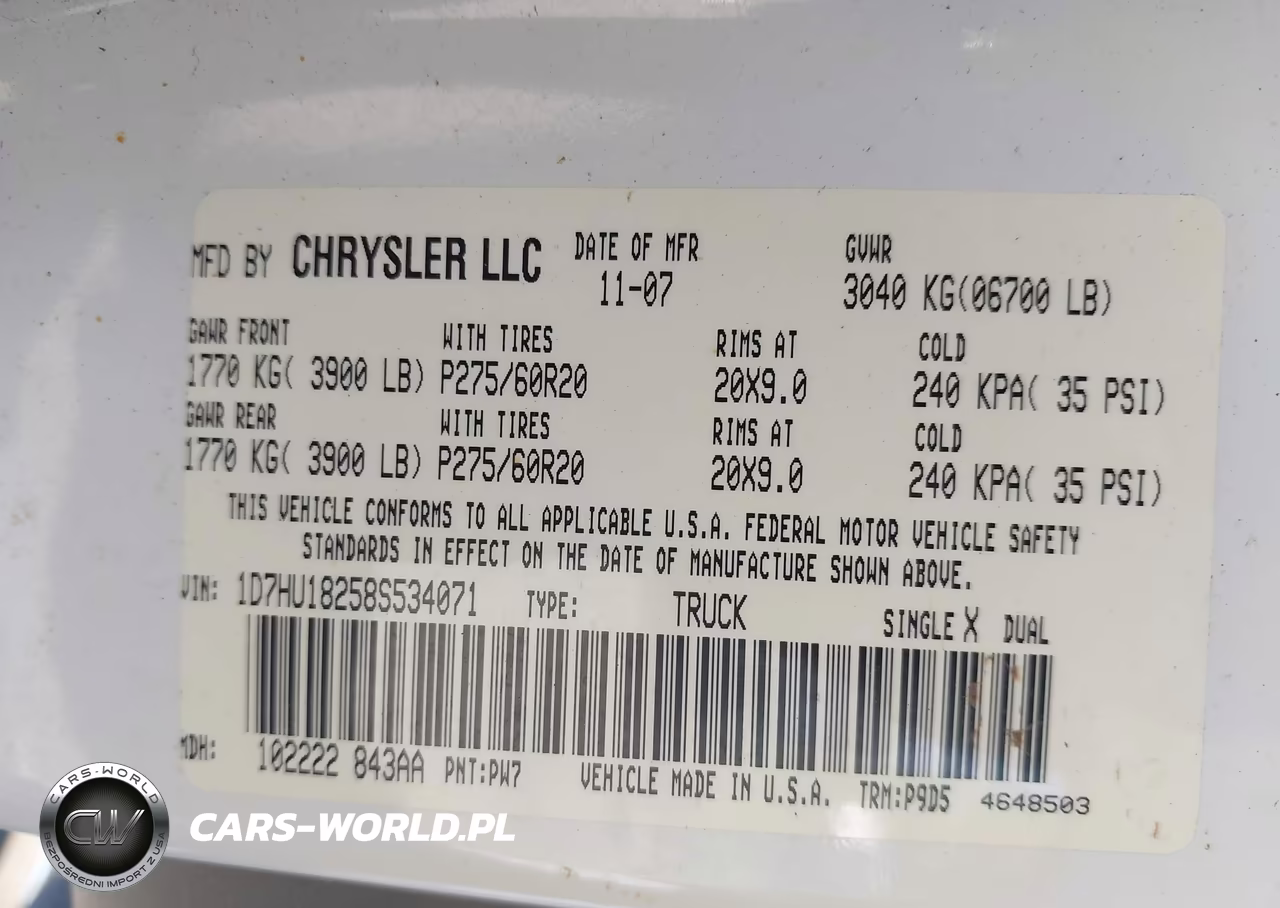 2008 Dodge Ram 1500 Slt VIN:1D7HU18258S534071 - 9