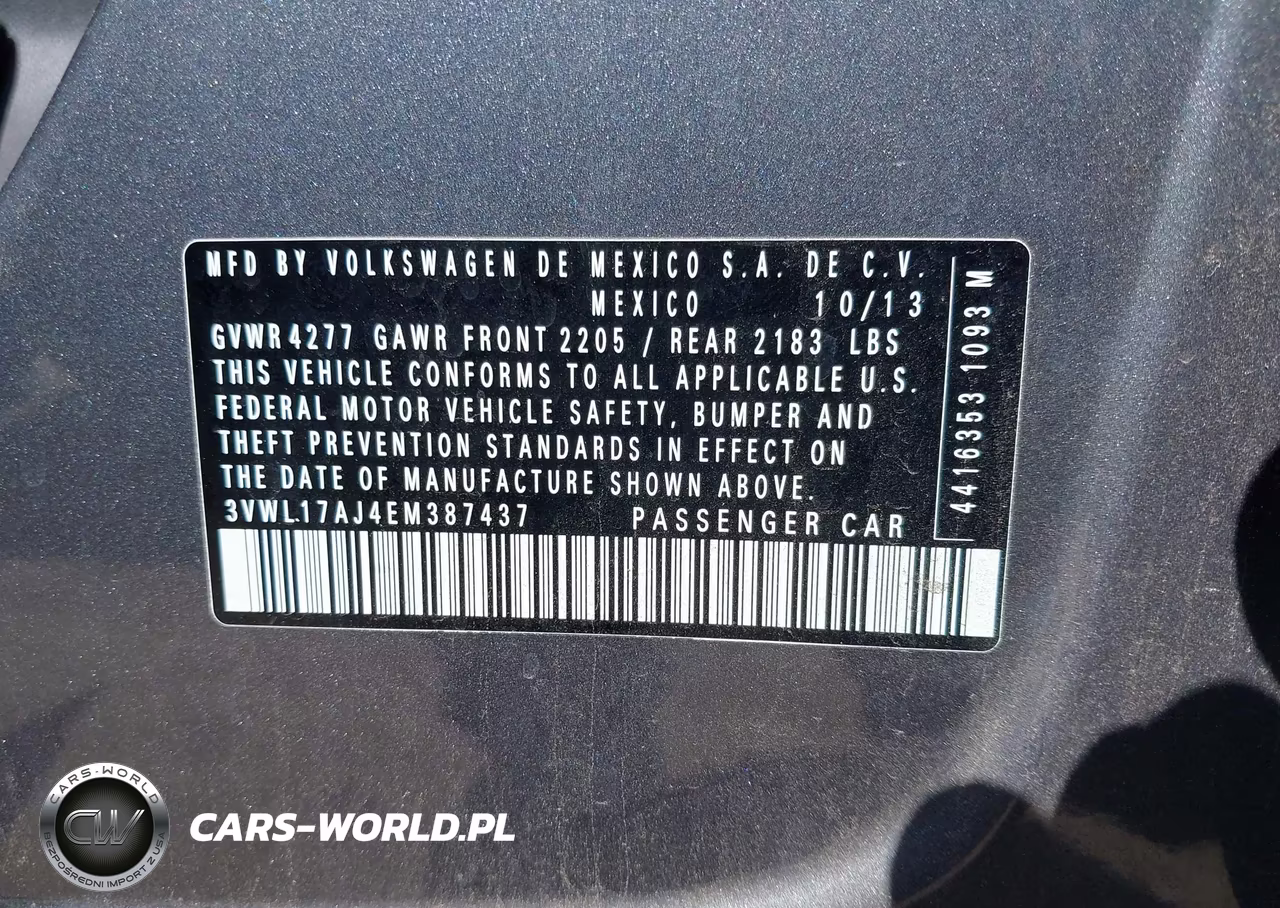 2014 Volkswagen Jetta 1.8T Sel VIN:3VWL17AJ4EM387437 - 9
