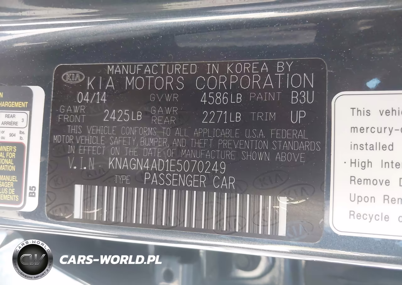 2014 Kia Optima Hybrid Ex VIN:KNAGN4AD1E5070249 - 9