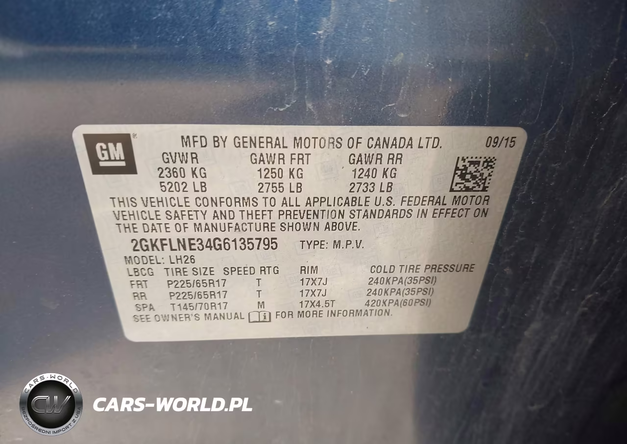 2016 GMC Terrain Sle-2 VIN:2GKFLNE34G6135795 - 9