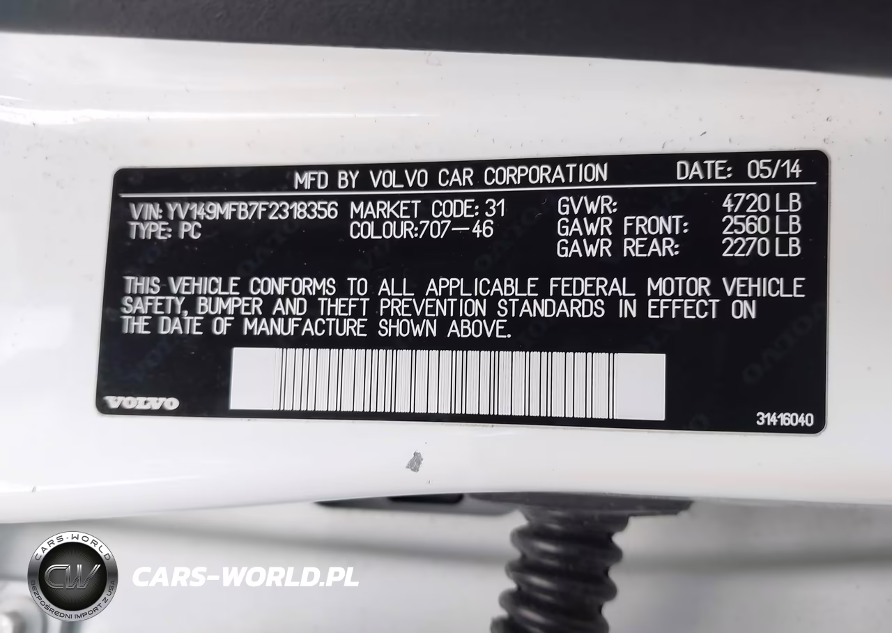 2015 Volvo S60 T6 VIN:YV149MFB7F2318356 - 9