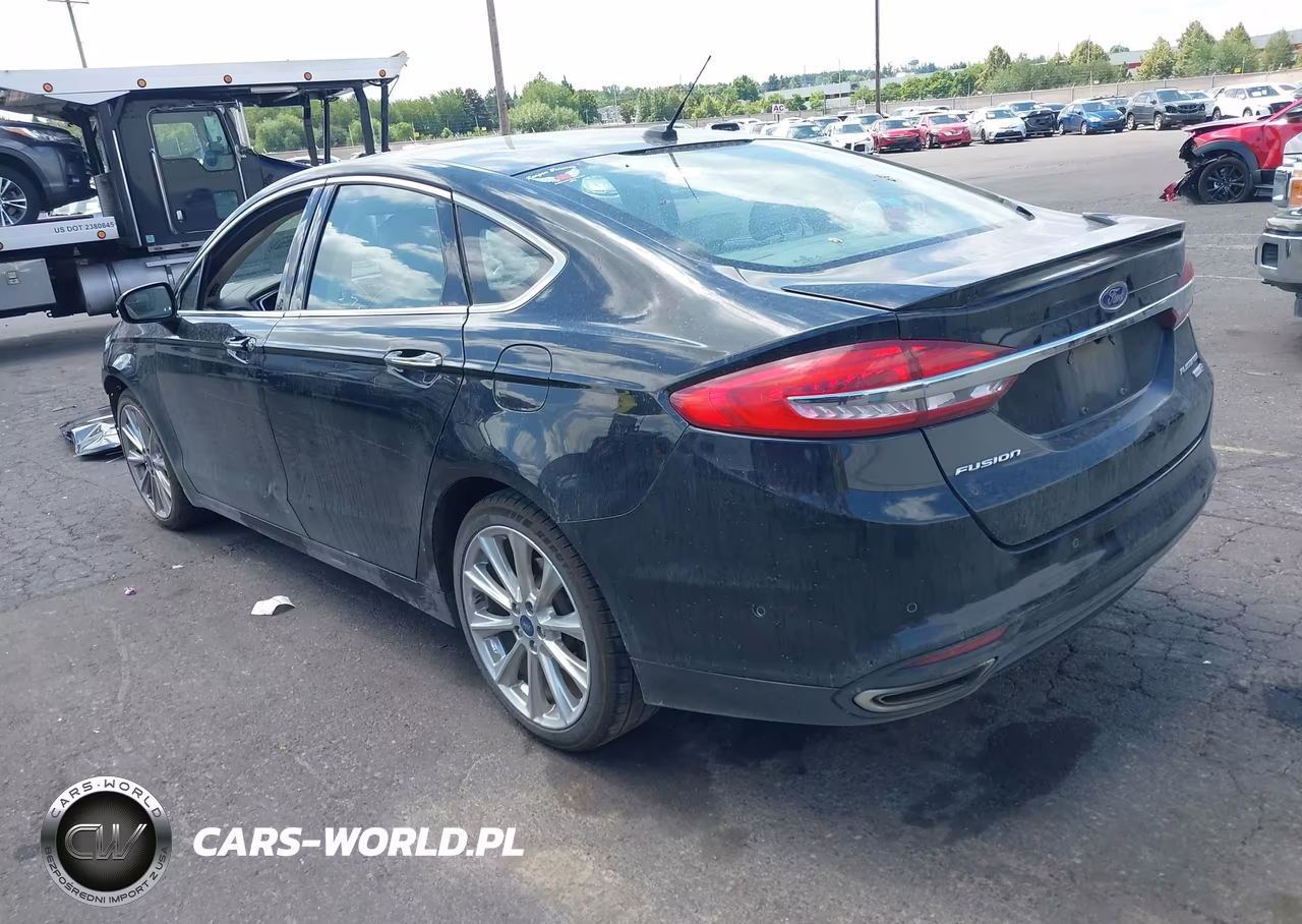 2017 Ford Fusion Platinum VIN:3FA6P0D92HR265129 - 3