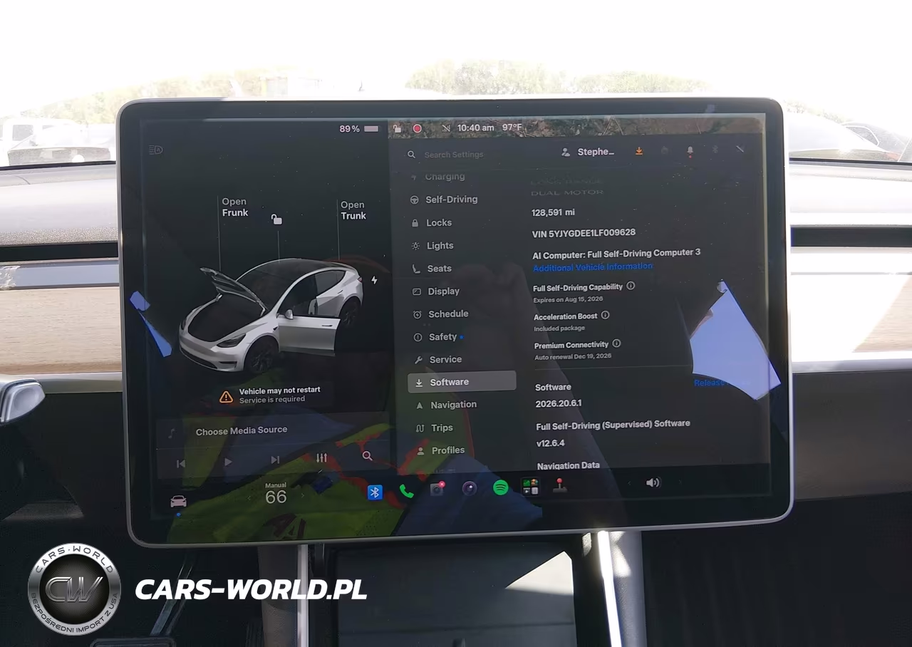 2020 Tesla Model Y Long Range Dual Motor All-Wheel Drive VIN:5YJYGDEE1LF009628 - 7