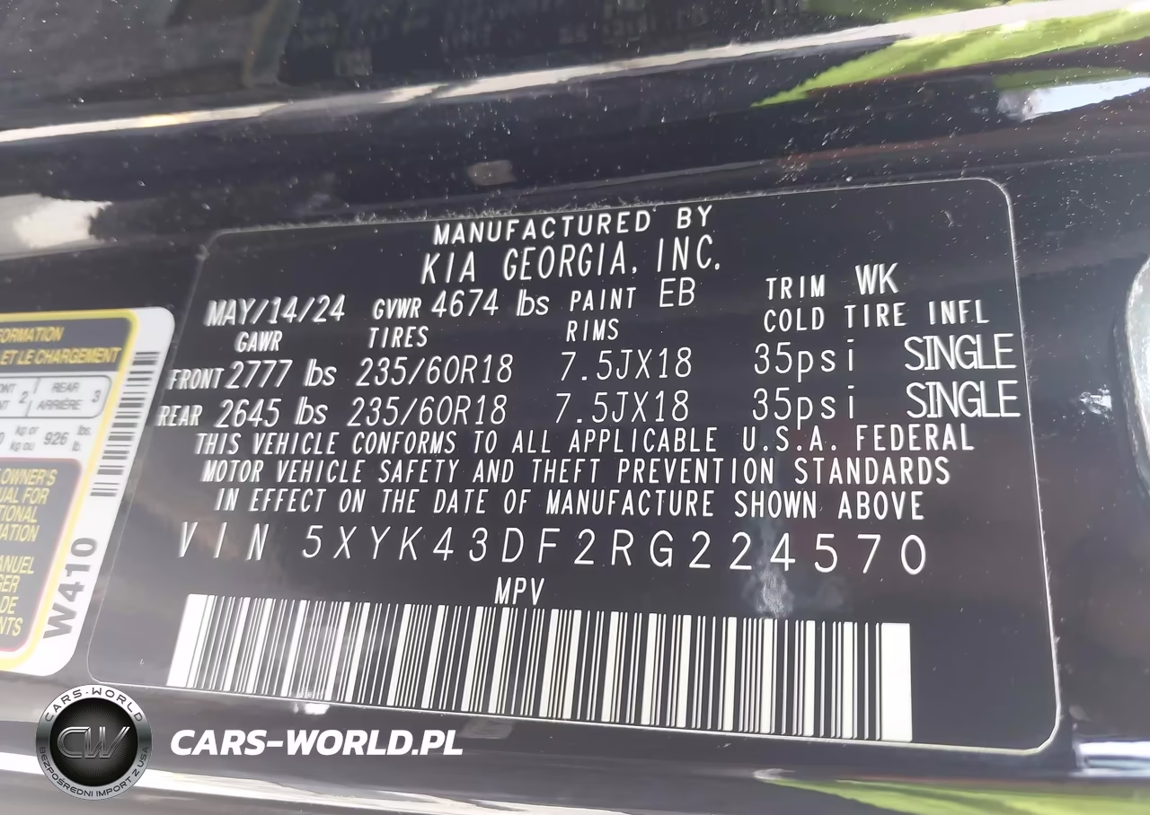 2024 Kia Sportage Sx VIN:5XYK43DF2RG224570 - 9