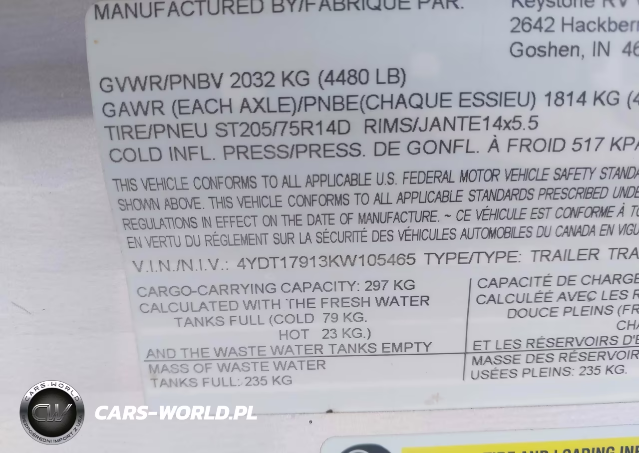 2019 Keystone Mini 1790F VIN:4YDT17913KW105465 - 9