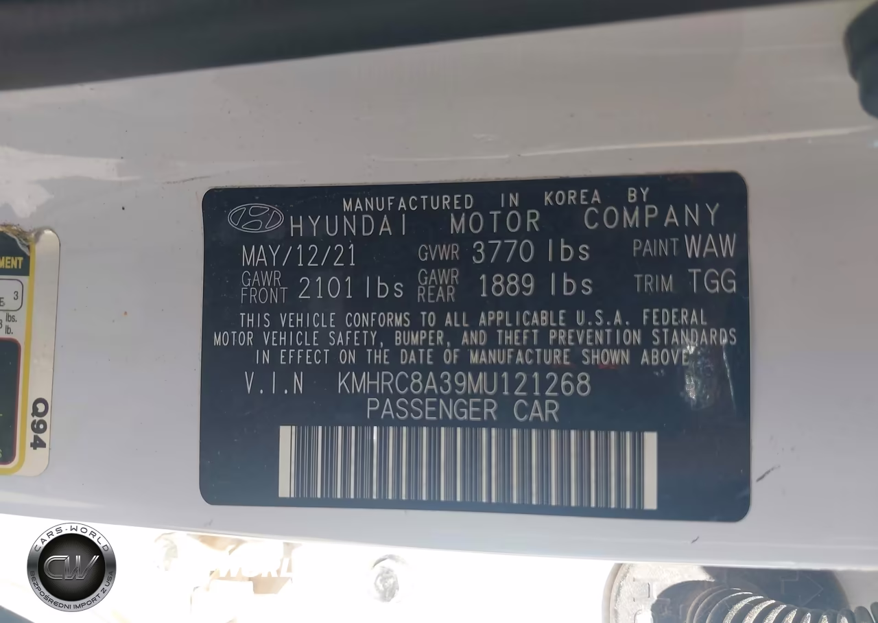 2021 Hyundai Venue Sel VIN:KMHRC8A39MU121268 - 9