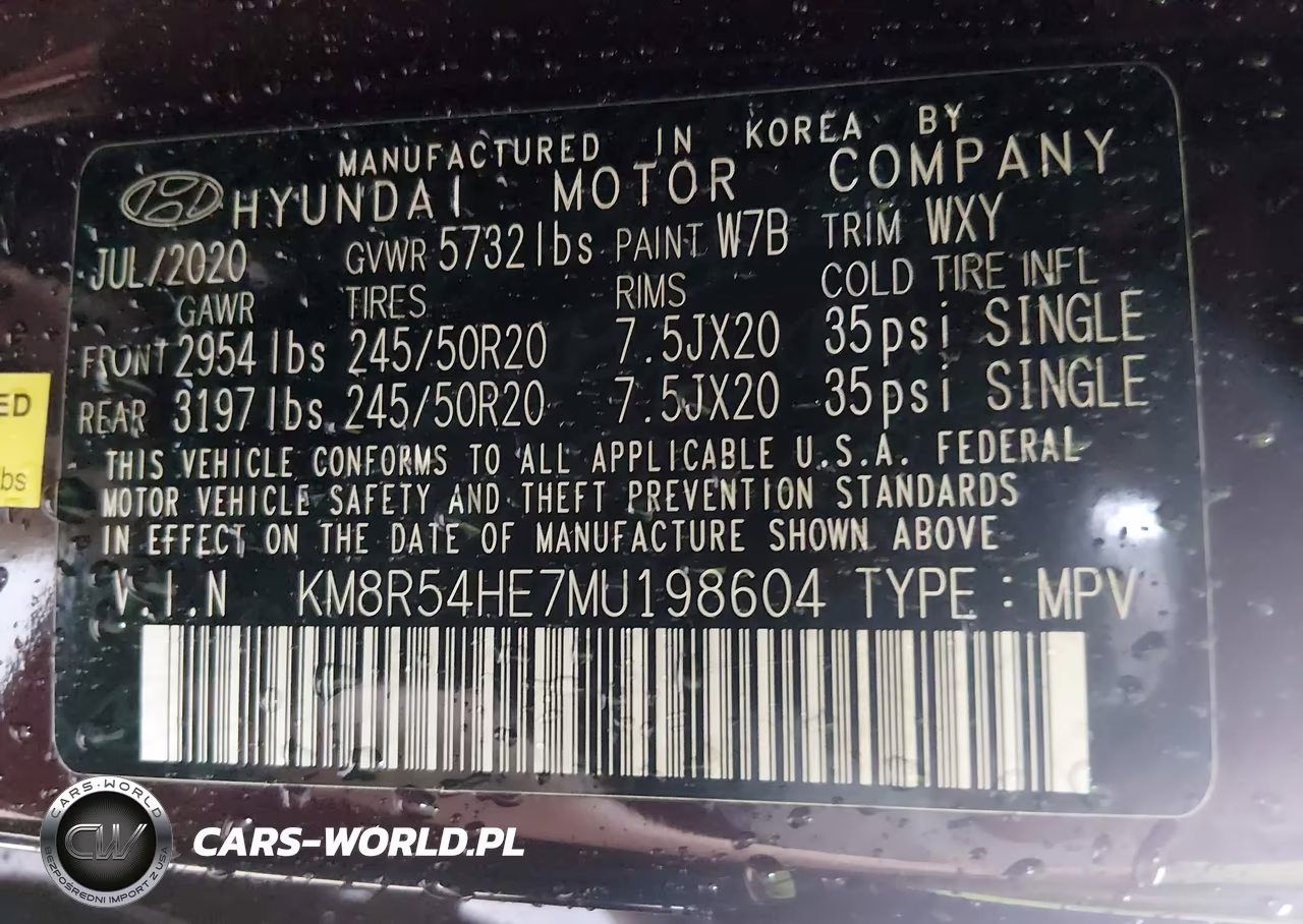 2021 Hyundai Palisade Limited VIN:KM8R54HE7MU198604 - 9