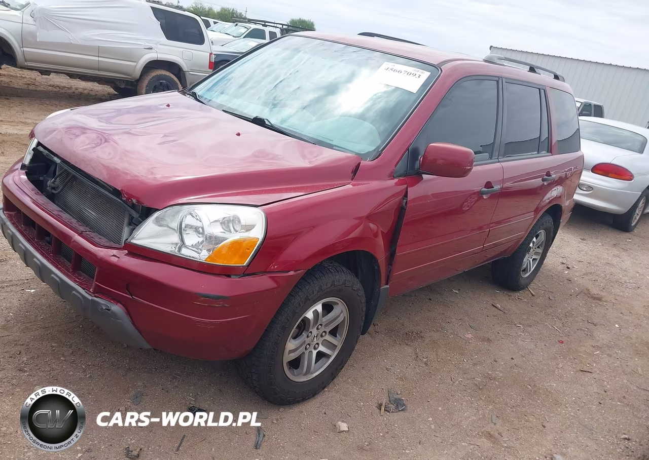 2005 Honda Pilot Ex VIN:5FNYF18475B056783 - 2