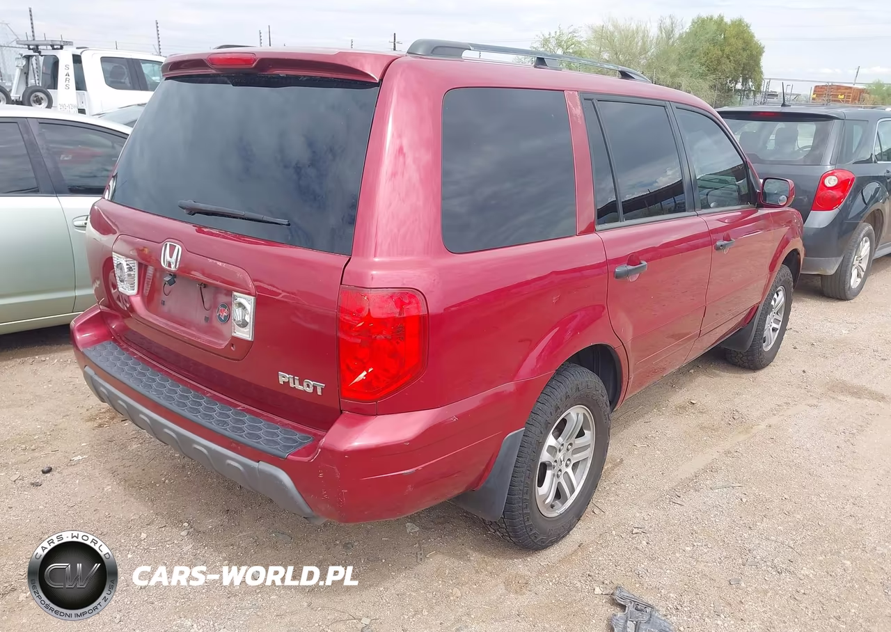 2005 Honda Pilot Ex VIN:5FNYF18475B056783 - 4