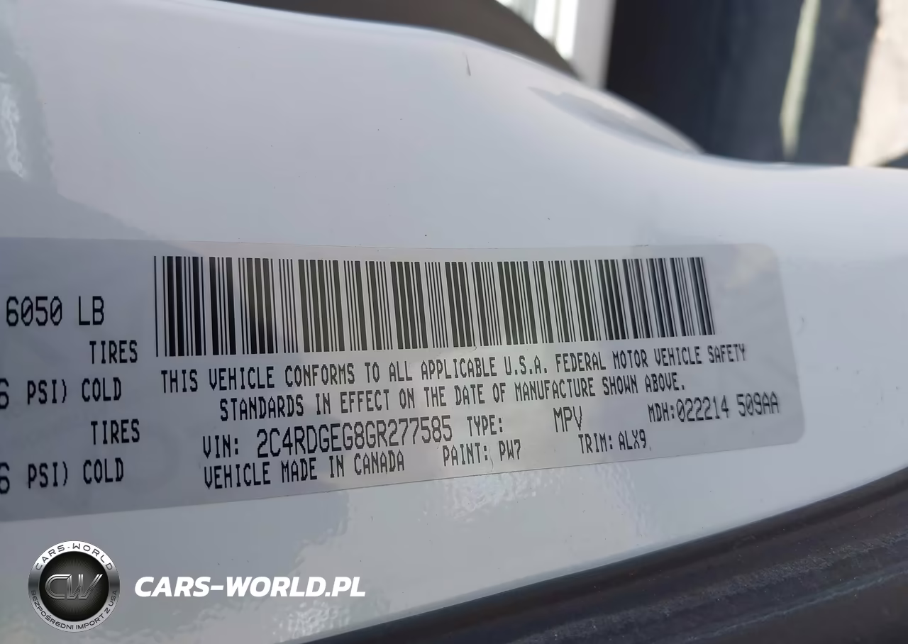 2016 Dodge Grand Caravan R-T VIN:2C4RDGEG8GR277585 - 9