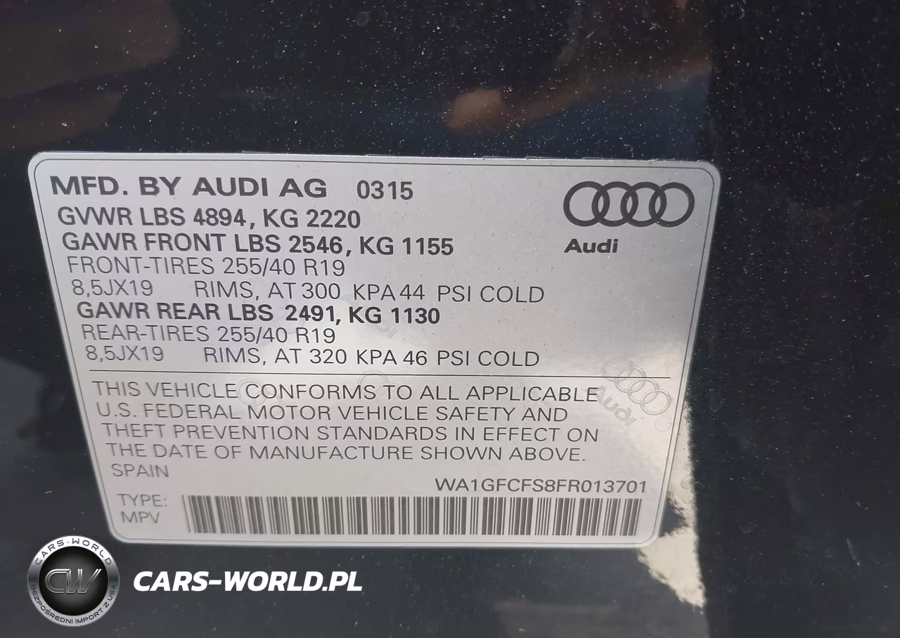 2015 Audi Q3 2.0T Premium Plus VIN:WA1GFCFS8FR013701 - 9