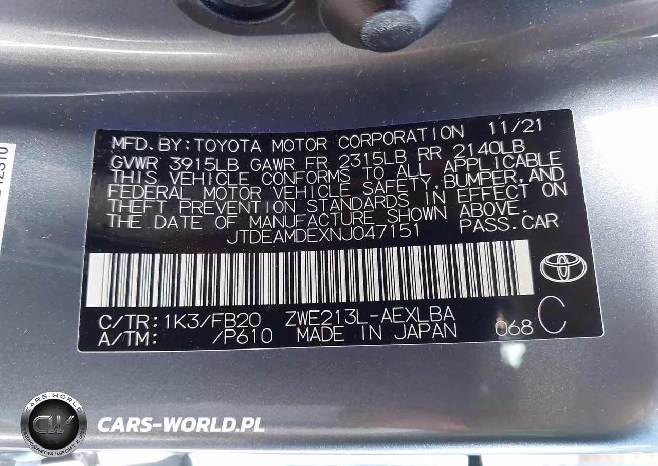 2022 Toyota Corolla Hybrid Le VIN:JTDEAMDEXNJ047151 - 9