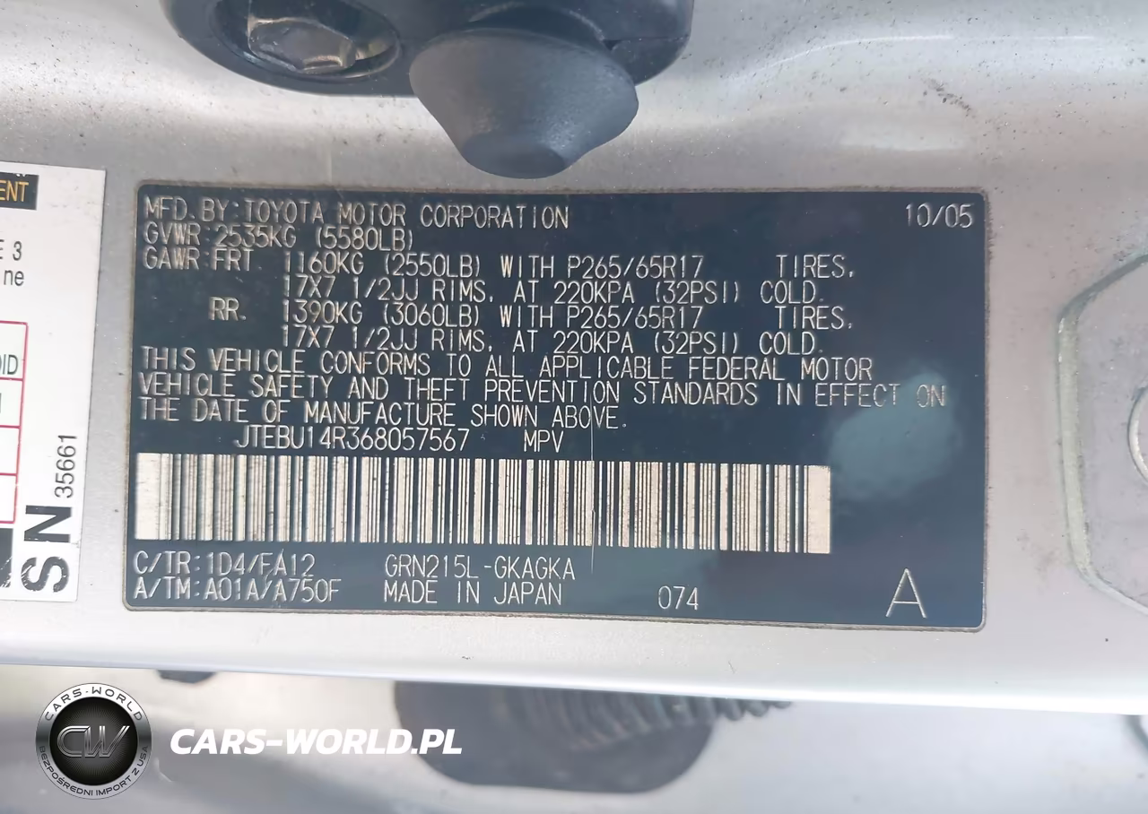 2006 Toyota 4Runner Sr5 Sport V6-Sr5 V6 VIN:JTEBU14R368057567 - 9