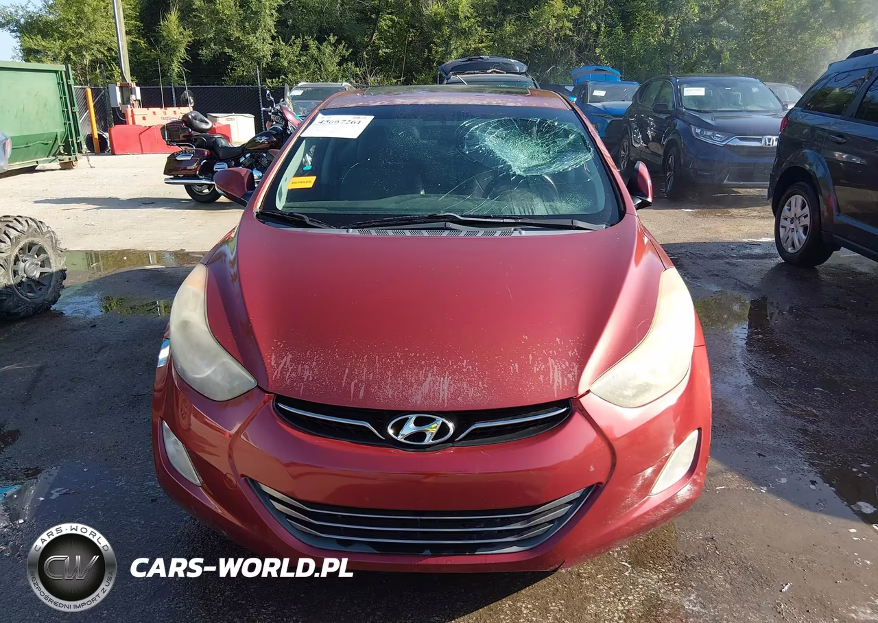 2013 Hyundai Elantra Limited VIN:5NPDH4AE9DH348027 - 12