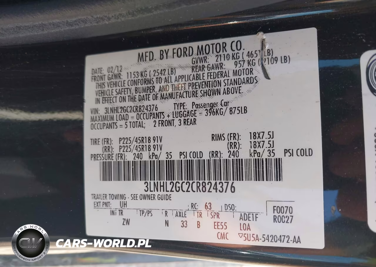 2012 Lincoln Mkz VIN:3LNHL2GC2CR824376 - 9