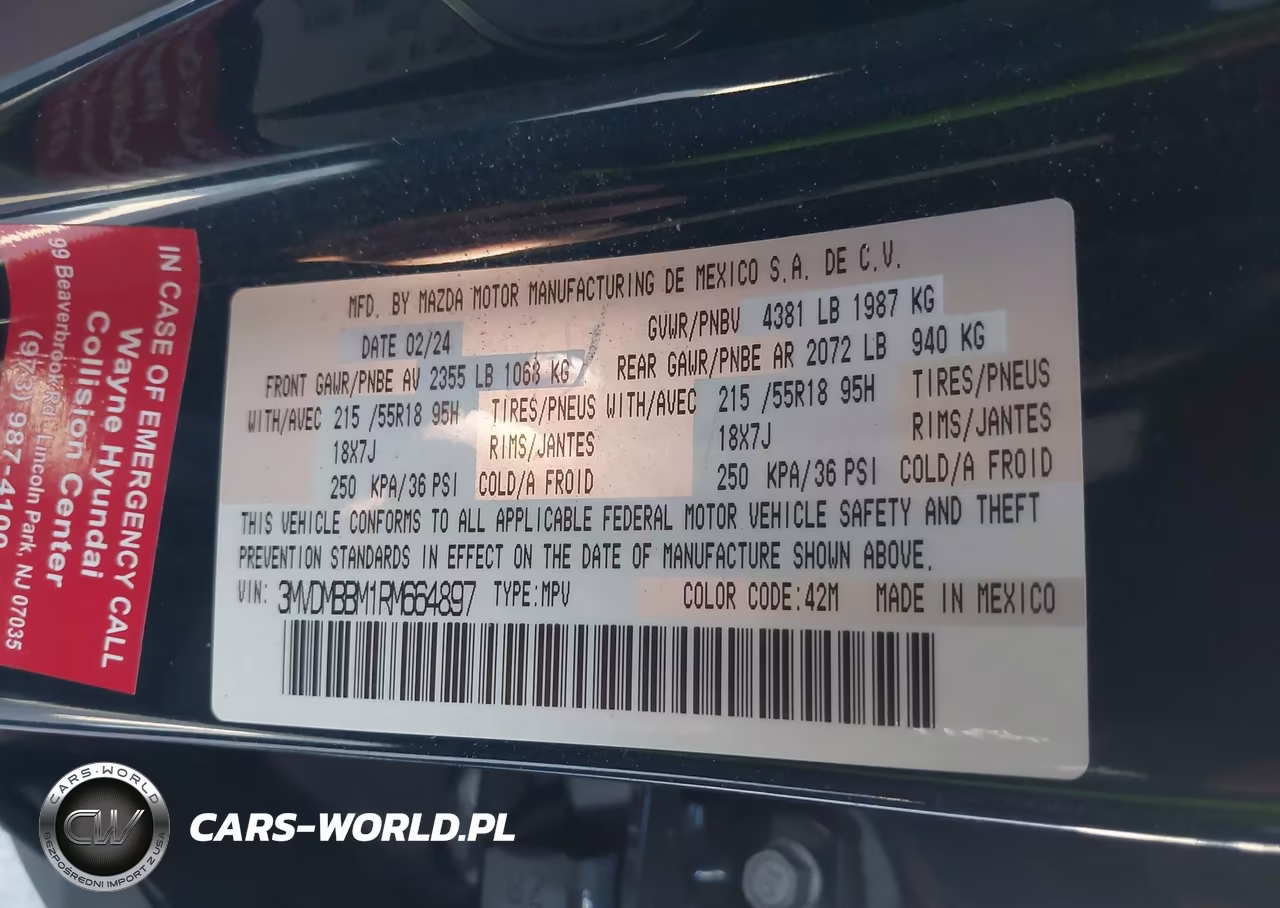 2024 Mazda Cx-30 2.5 S Select Sport VIN:3MVDMBBM1RM664897 - 9